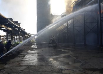 На нафтопереробному заводі на Полтавщині сталася пожежа