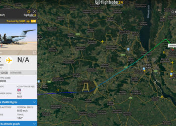 У “Борисполі” приземлився ще один британський літак із військовою допомогою