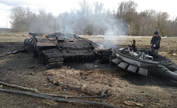 На Чернігівщині тероборона знищила колону окупантів (відео)