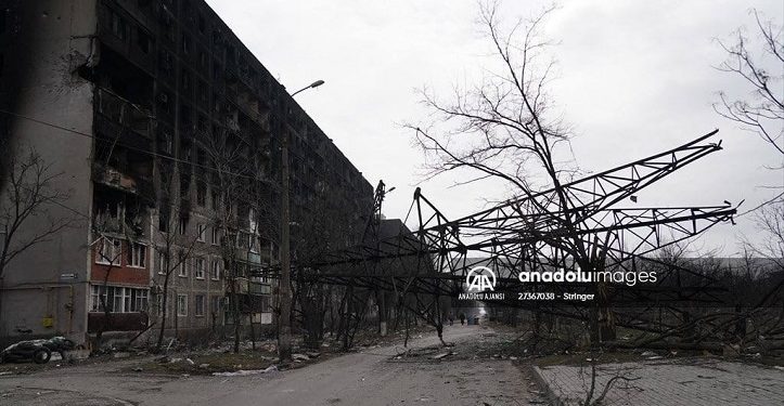 Турецьке інформагентство оприлюднило фото знищеного Росією Маріуполя