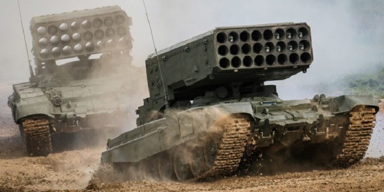 Росія визнала використання проти українців ТОС-1А “Солнцепек”, що б’є термобаричними боєприпасами