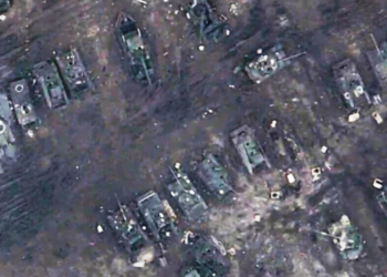 Український безпілотник “Лелека” долетів до Росії і “побачив” там кладовище знищеної військової техніки (фото)