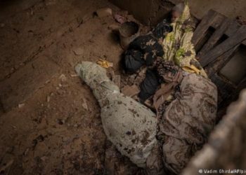 В підвалі одного з дитячих санаторіїв Бучі катівню, де окупанти вбивали беззбройних українців