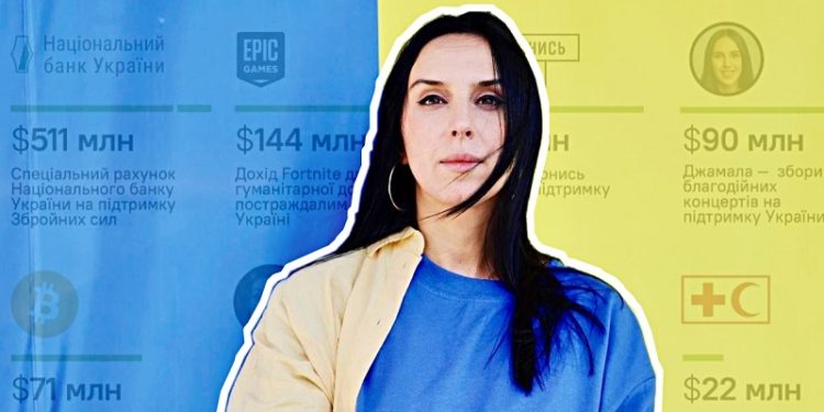 Forbes назвав суму, яку зібрала Джамала на підтримку України