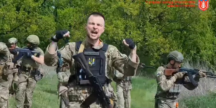 122-га бригада тероборони ЗСУ створила патріотичну пісню і випустила на неї кліп (відео)