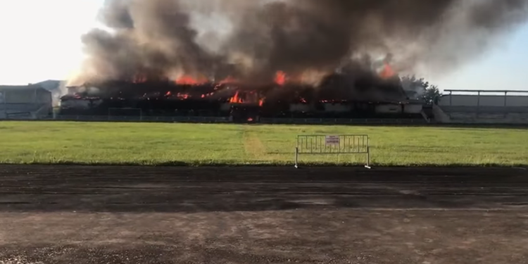 “Українське сафарі”: на Луганщині ЗСУ знищили базу “вагнерівців” на стадіоні в окупованій Кадіївці (відео)