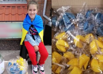 На Кіровоградщині 10-річна переселенка з Миколаєва продає печиво з передбаченнями, щоб допомогти ЗСУ
