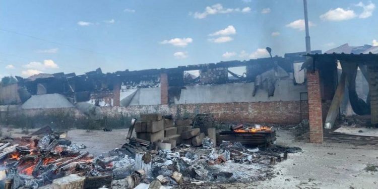 На Харківщині окупанти знищили равликову ферму, згоріли 1,5 тонни равликів і склад косметики з муцином