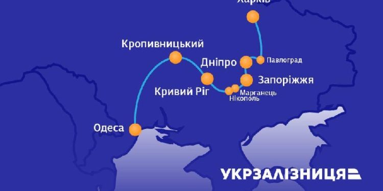 Укрзалізниця з 29 липня запускає поїзд між Харковом та Одесою