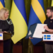 Прем’єрка Швеції подарувала Зеленському копію листа Карла XII про незалежність Запорізької Січі