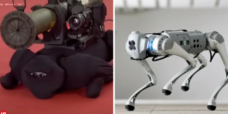 Представлений РФ на виставці “Армія-2022” робот-собака з гранатометом виявився іграшкою з AliExpress