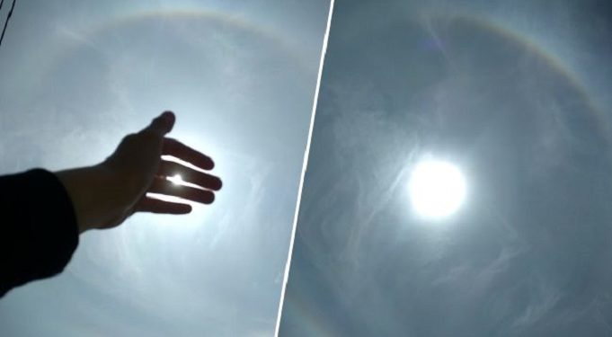 У небі над Київською областю помітили рідкісне природне явище