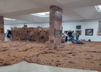 У Львові дві тисячі людей за два дні сплели найбільшу маскувальну сітку України (фото)