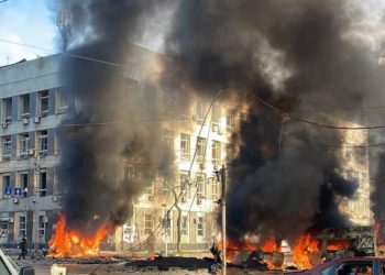 У Києві внаслідок ракетних ударів пошкоджено університет Шевченка, філармонію і два музеї