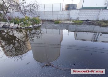 У Миколаєві внаслідок атаки дронів вулицями тече олія (фото, відео)