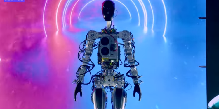 Tesla вперше показала в дії людиноподібних роботів, які зможуть працювати на заводах замість людей (відео)