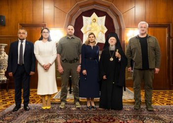 Глава Офісу президента та перша леді України побували на аудієнції у Вселенського патріарха (фото)