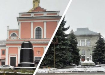 У місті на Вінничині знесли пам’ятники Суворову та Пушкіну