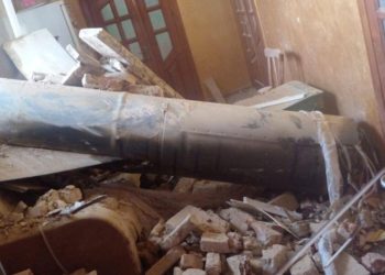 Ракета влучила в будинок на Франківщині, але не вибухнула (фото)