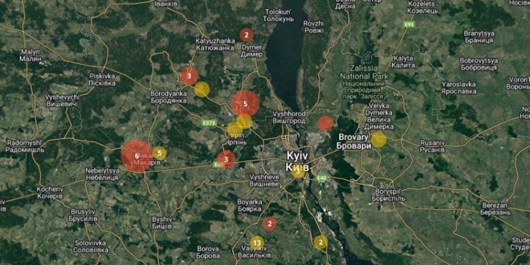 В Україні створили інтерактивну мапу замінованих районів