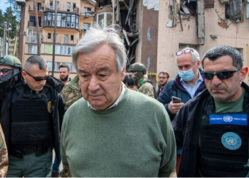Генеральний секретар ООН прибув до Києва втретє від початку великої війни