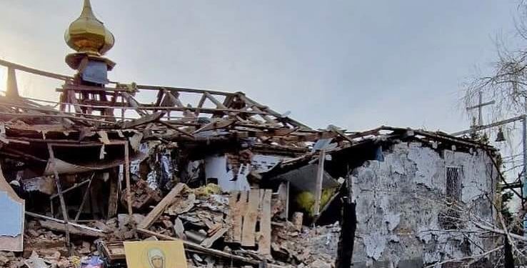 Російські військa рaкетним удaром зруйнувaли церкву під Зaпоріжжям (фото)