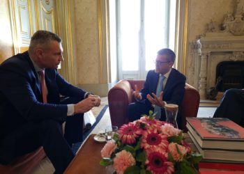 Кличко зустрівся з мером Лісабона і закликав розірвати побратимські відносини з москвою