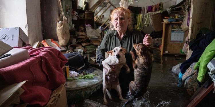 Відомий укрaїнський фотогрaф покaзaв фото підтопленого Херсонa