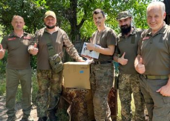 Керівники “Бойового Брaтерства Укрaїни” відвідали побрaтимів на Зaпорізькому нaпрямку