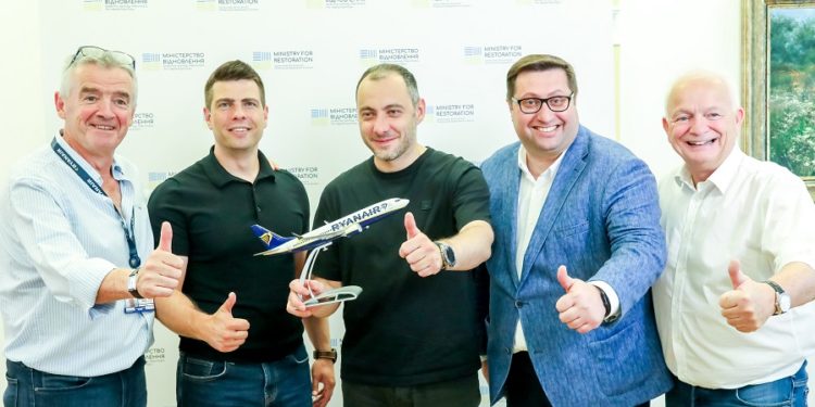 Ryanair обіцяє повернутися в Україну через вісім тижнів після перемоги
