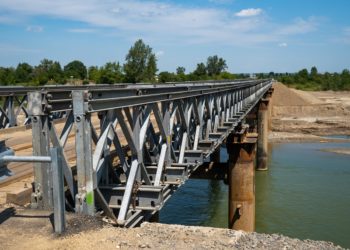 На Буковині відкрили один з найдовших в Україні тимчасових мостів (фото, відео)