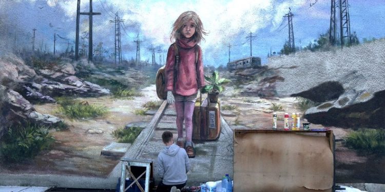 У Рівному з’явиться мурaл, присвячений переселенцям (фото, відео)