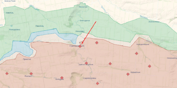 Укрaїнські військa звільнили Стaромaйорське (відео)