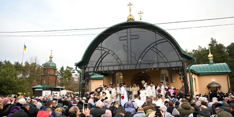 На Тернопільщині митрополит Епіфаній освятив храм-пантеон в пам’ять про загиблих в російсько-українській війні