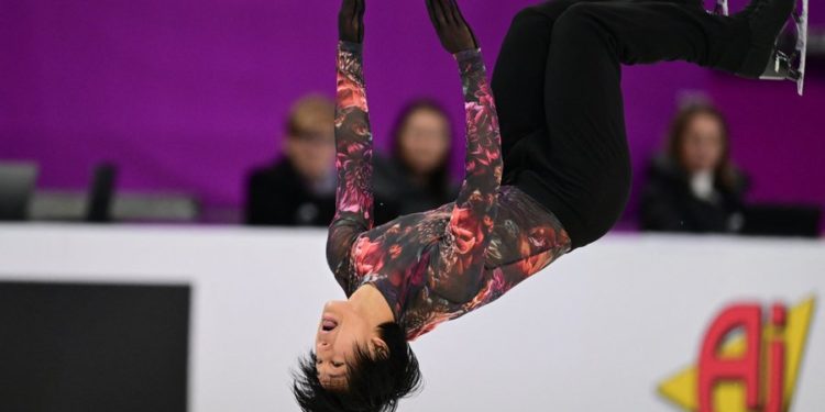 Стрибок французького фігуриста