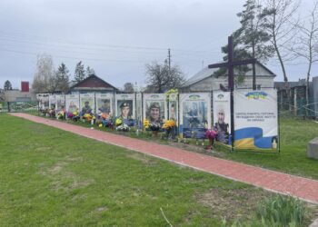 Інформаційні стенди про Героїв у Борсуках