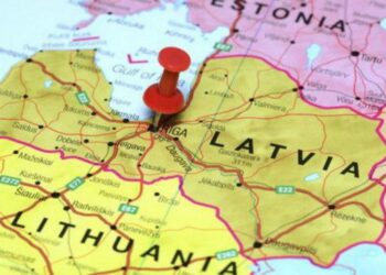 Балтійські країни. Карта