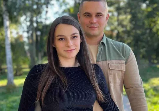 Ігор Шпигунов із дружиною. Фото УМ