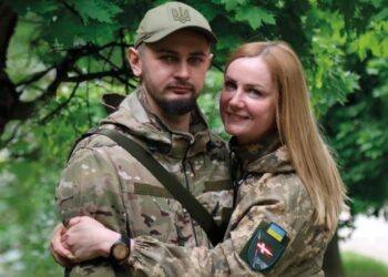 Мама та син військовослужбовці. Фото зі сторінки бригади