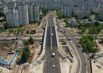 Нова дорога у столиці. Фото Віталій Кличко