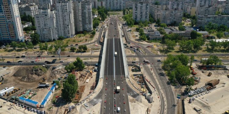 Нова дорога у столиці. Фото Віталій Кличко