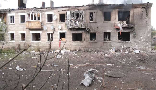 Обстріляний Вовчанськ. Фото з мережі