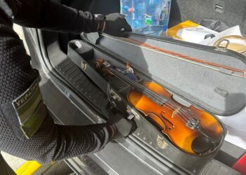 Вилучена скрипка. Фото Держприкордонслужба