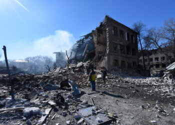 Яворівський полігон після обстрілу. Фото REUTERS