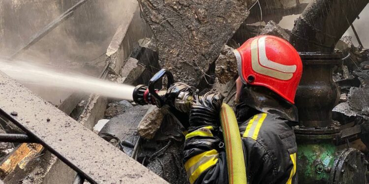 Робота рятувальників. Фото ДСНС