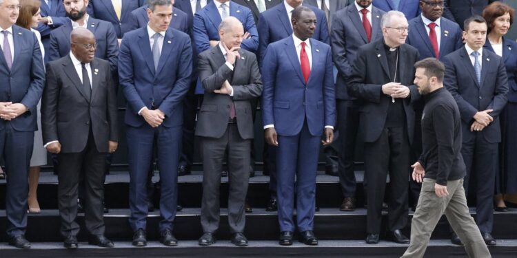 Саміт миру. Images/LUDOVIC MARIN/