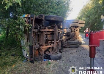 Фото з місця ДТП. Нацполіція