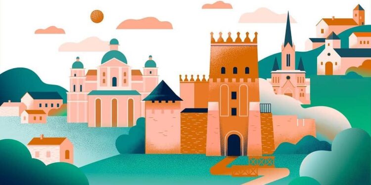 Місто. Ілюстрація