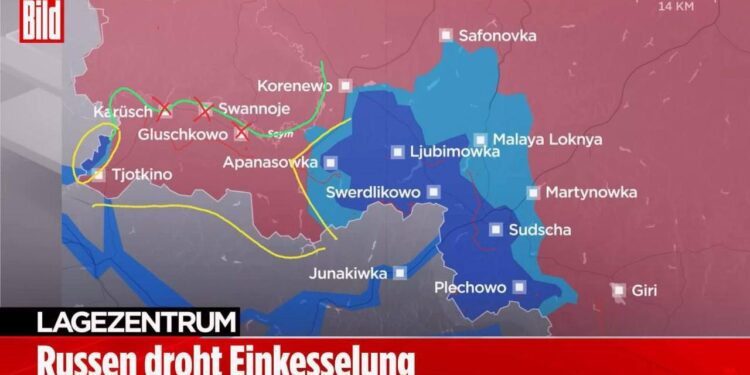 Російські війська взяті в оточення на Курщині