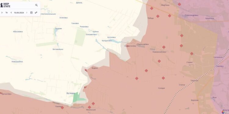 Карта просування армії РФ